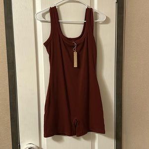 Skims cotton rib onesie